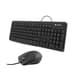 Teclado Coolbox KTR-01U Rato QWERTY Espanhol Preto