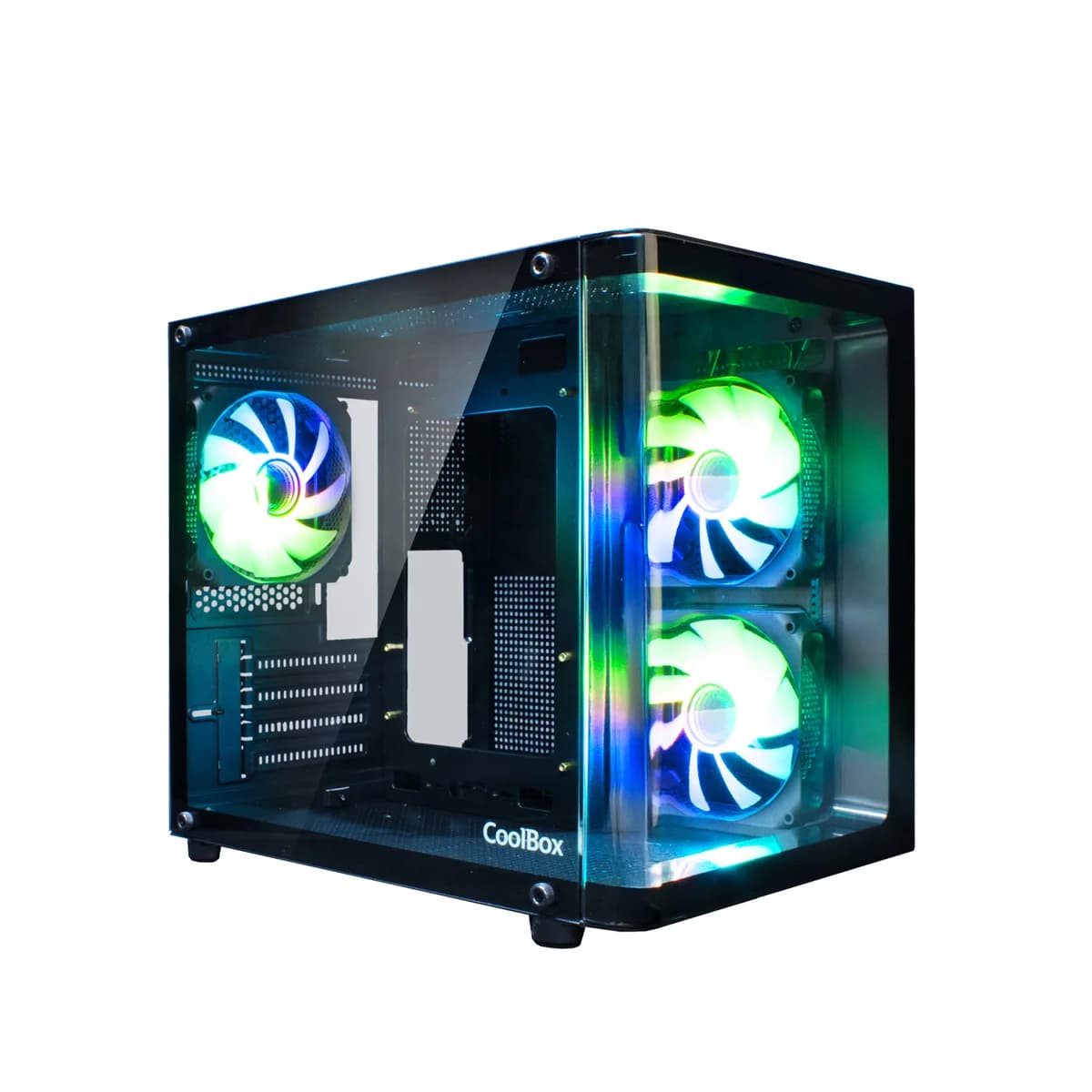 Coolbox GM100 Vision MicroATX Mini-ITX Vidro Temperado Preta