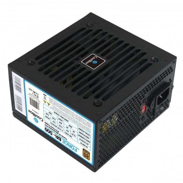 FONTE ALIM. 500W ATX COOLBOX FORCE BR500 80 PLUS BRONZE
