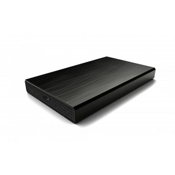 CoolBox Caixa Externa 2,5" A-2523 SATA USB3.0 Aluminum Black - COO-SCA2523-B