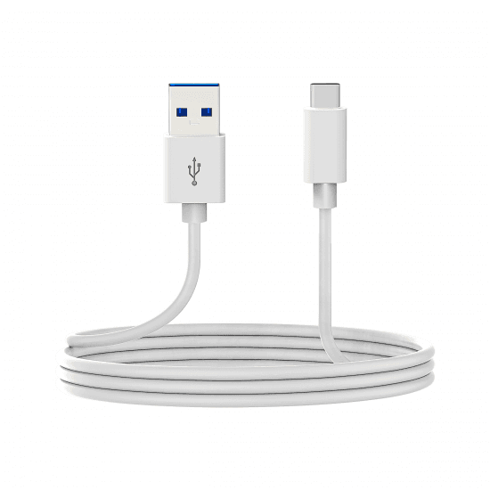 CABLE DCU USB C A USB A 2M 3.0 BLANCO