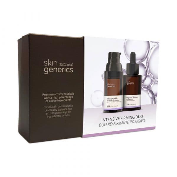 Skin Generics Duo Firmador Intensivo  Tetrapeptide Antiaging Eye Contour  20ml + Organic Silicium Lifting Sérum 30ml Coffret
