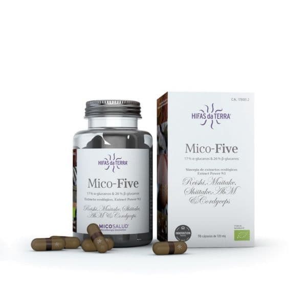 Hifas da Terra Mico-Five 70 Cápsulas