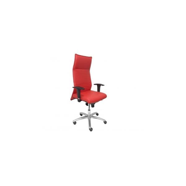 PYC Cadeira Executiva Albacete XL Semi Pele Vermelho