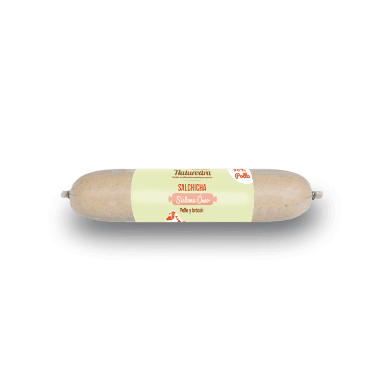 Naturextra Salchicha Sistema Óseo para perro sabor pollo