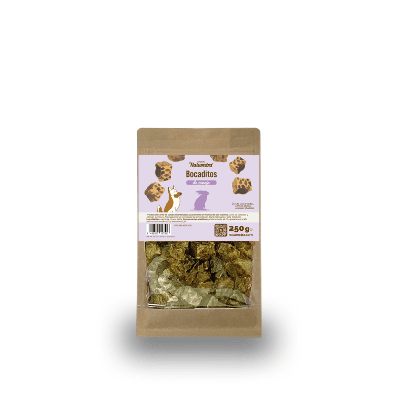 Naturextra Snack Bocados de conejo para perros