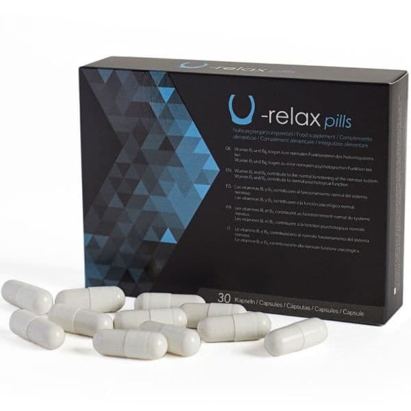 500 Cosmetics U-relax Relaxamento e Redução da Ansiedade 30 Cápsulas