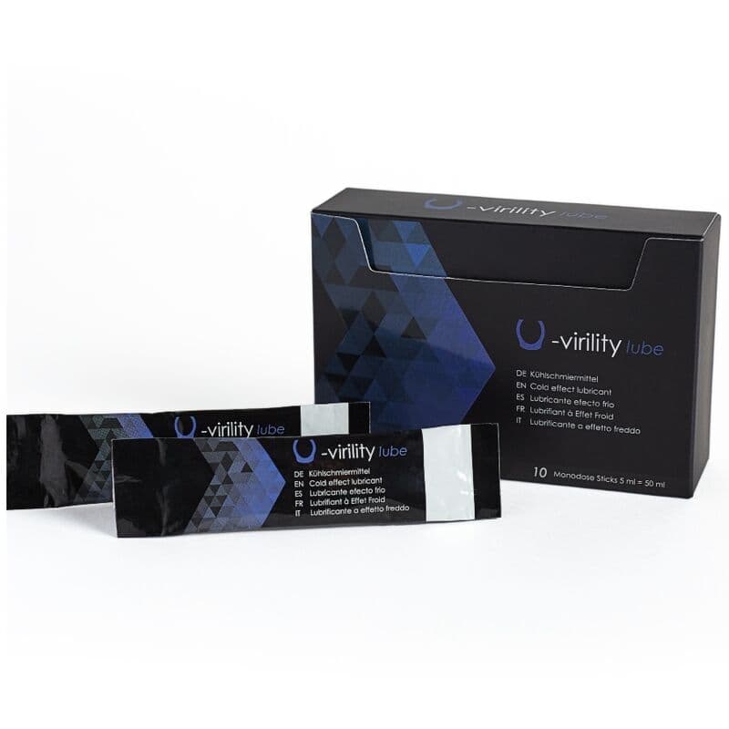 500 Cosmetics U-virility Lube Lubrificante Efeito Frio 10X5ml