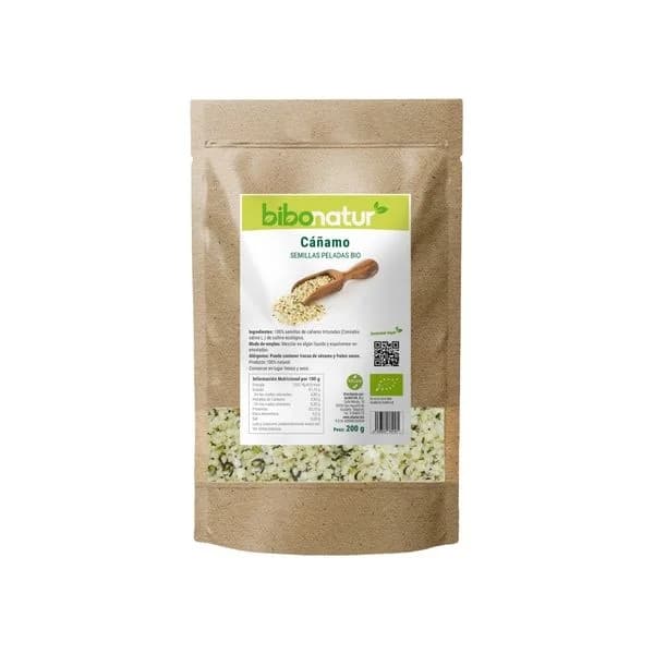 Bibonatur Cânhamo Descascado Orgânico 200 g