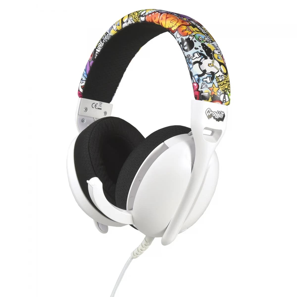 Indeca Graffiti Branco Com Fios Multiplataforma