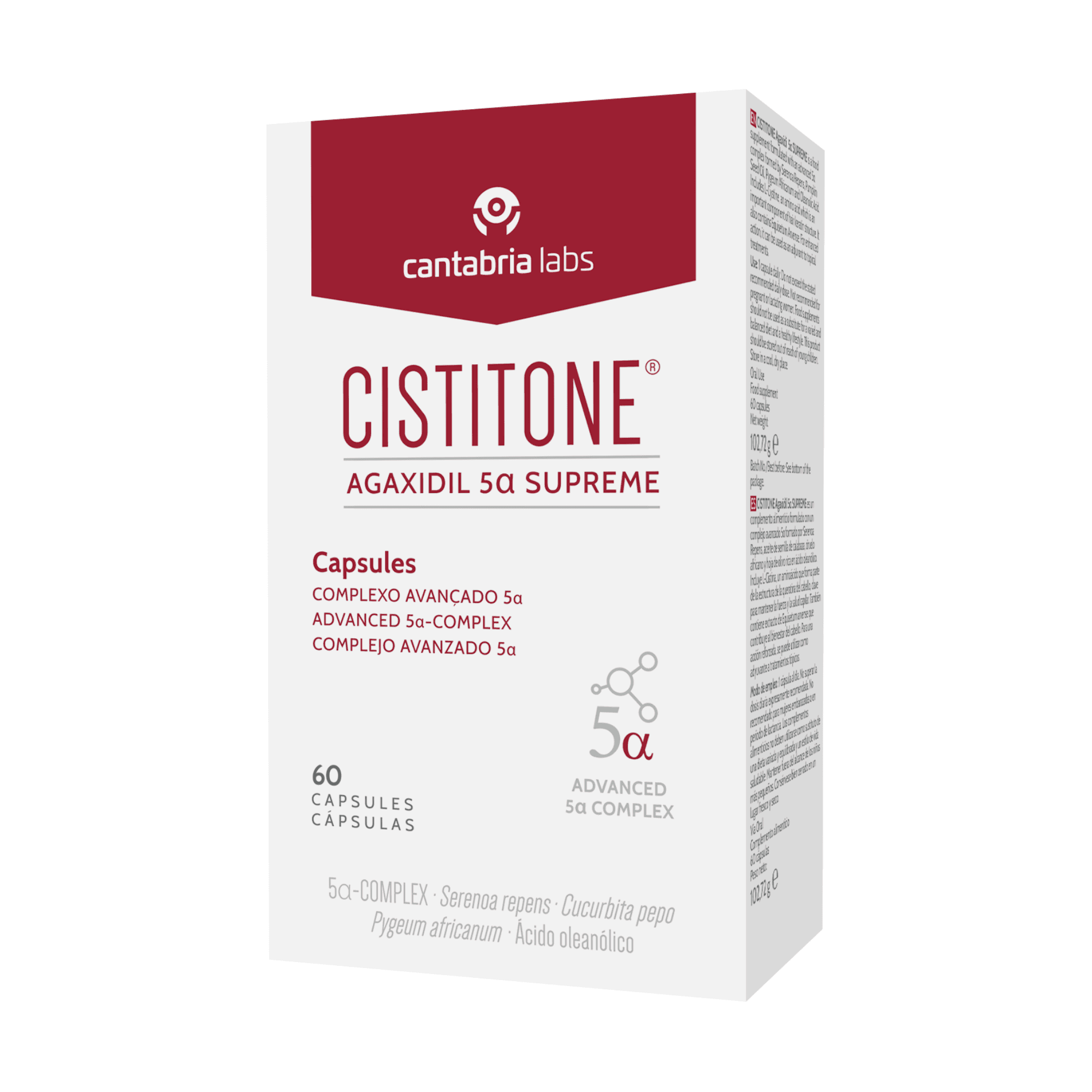 Cistitone Agaxidil 5Alf Supreme 60 Cápsulas