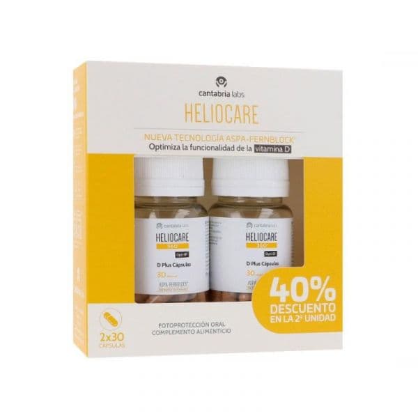 Heliocare 360º D Plus 2x30 Cápsulas
