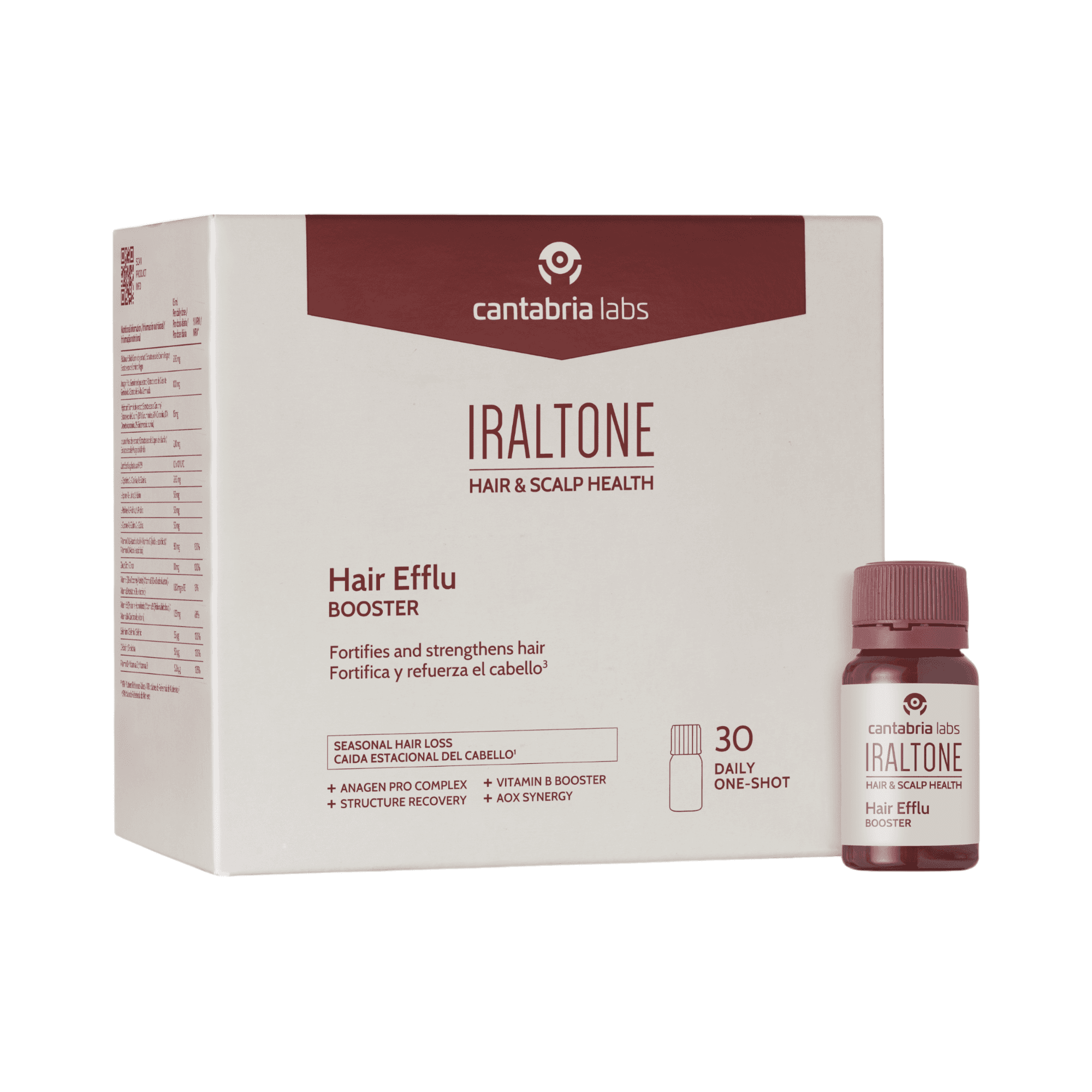 Iraltone Hair Efflu Booster 30 Ampolas
