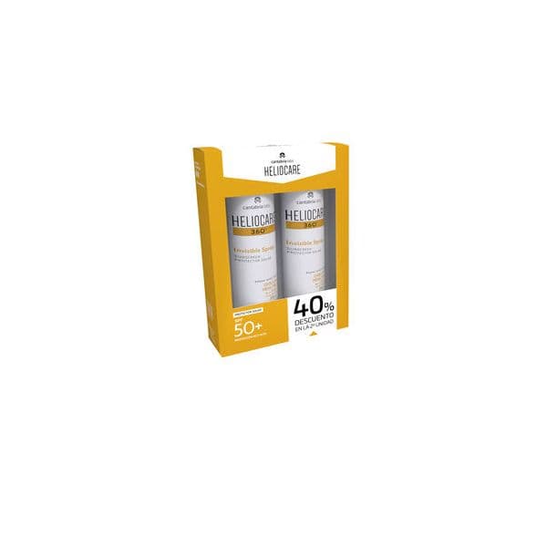 Protetor Solar Heliocare 360º Spray Transparente SPF50+ 2x200ml