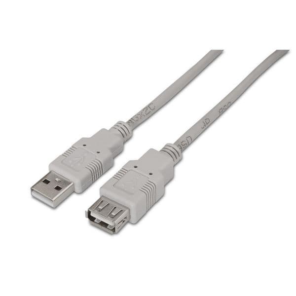 Aisens Cabo usb a Macho - usb a Fêmea 2.0 3M (bege) - A1010014