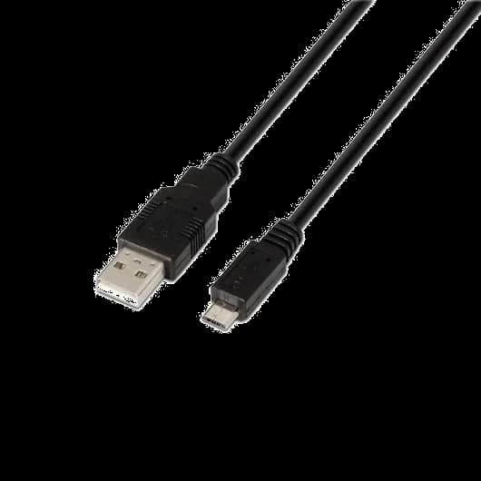Cabo USB 2.0 Aisens / MicroUSB Macho / 3m / Preto / A101-0029