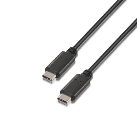 Aisens Cabo usb C Macho - usb C Macho 2.0 3M (preto) - A1070058