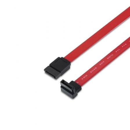 Aisens Cabo Sata 7 Pin 50CM 90º (preto/vermelho) - A1300155