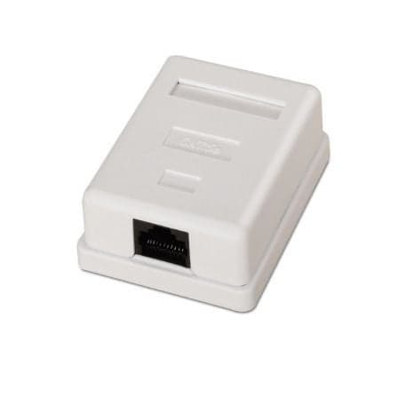 Aisens Roseta Superfície 1xrj45 Cat 5 Branco Utp A138-0296
