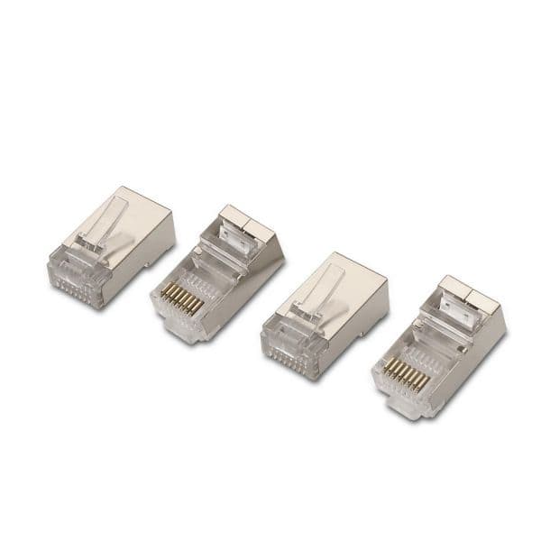 AISENS Pack 10x Fichas RJ45 Cat6 FTP (Aço Inoxidável) - A1390298