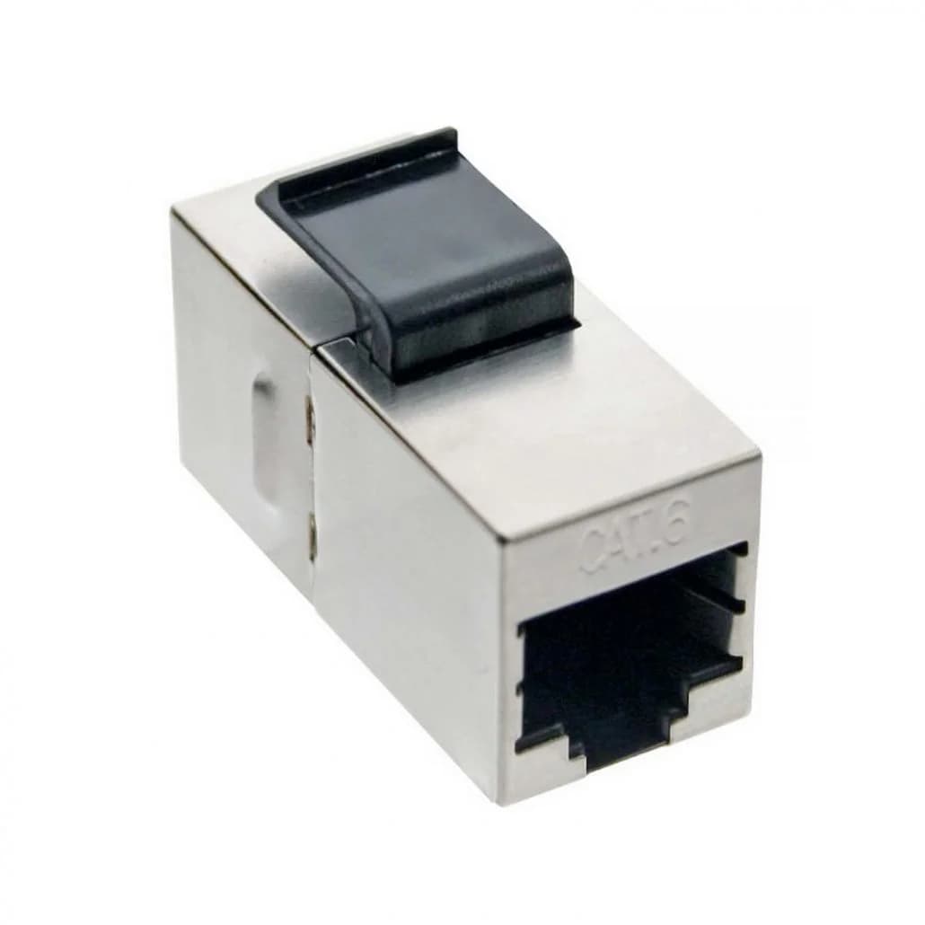 AISENS Módulo Keystone RJ45 Fêmea-Fêmea (Aço Inoxidável) - A1390300