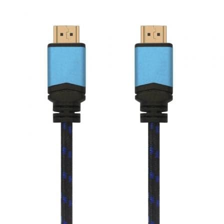 Cabo HDMI 2.0 4K Aisens A120-0360 / HDMI Macho - HDMI Macho / Até 10W / 2250Mbps / 10m / Preto e Azul