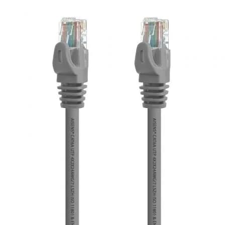 Aisens Cabo de Rede RJ45 Cat6a U/utp 1M (cinzento) - A1450326