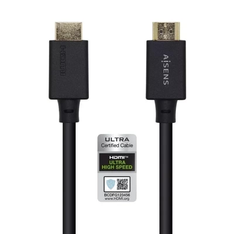 Aisens Cabo Hdmi Ethernet 8K 0.5m Black