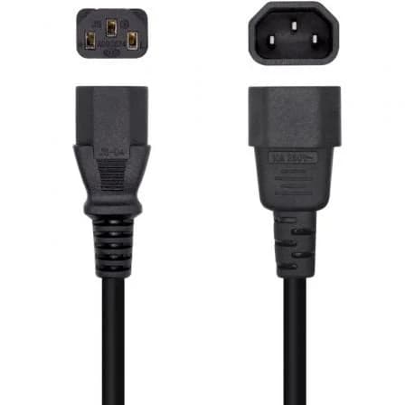 Aisens Cabo de Alimentação Tripolar CPU C13 H-C14 M 3.0m Preto - A132-0466