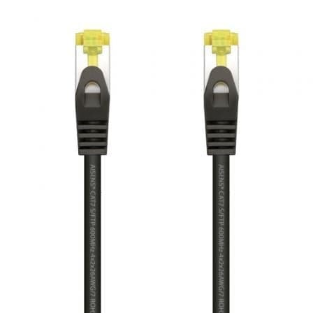 AISENS Cabo de Rede RJ45 LSZH CAT.7 SFTP AWG26 PRETO 0.25M A146-0484