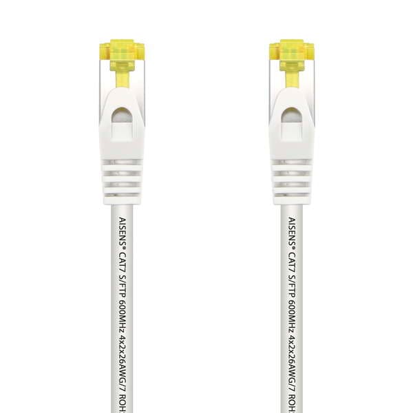 AISENS Cabo de Rede RJ45 LSZH CAT.7 SFTP AWG26 BRANCO 0.25M A146-0488