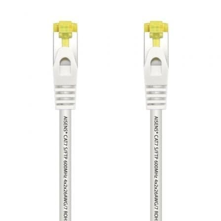 AISENS Cabo de Rede RJ45 LSZH CAT.7 SFTP AWG26 BRANCO 1.0M A146-0490