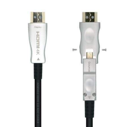 Cabo HDMI 2.0 AISENS / 4K Desmontável / 15m / Preto / A148-0510