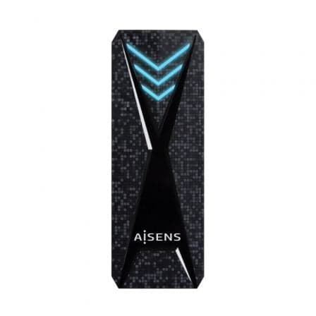 Caixa Disco SSD M.2 NVMe AISENS ASM2-RGB013B / USB 3.2 / Preta