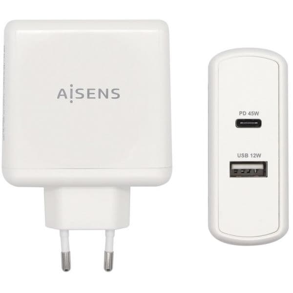 Aisens Asch-2pd45a-W Carregador de Dispositivos M. - ASCH-2PD45A-W