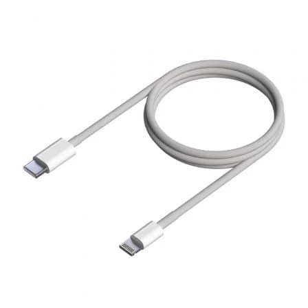 Cabo USB 2.0 Tipo-C Lightning AISENS / 50cm / Branco / A102-0543
