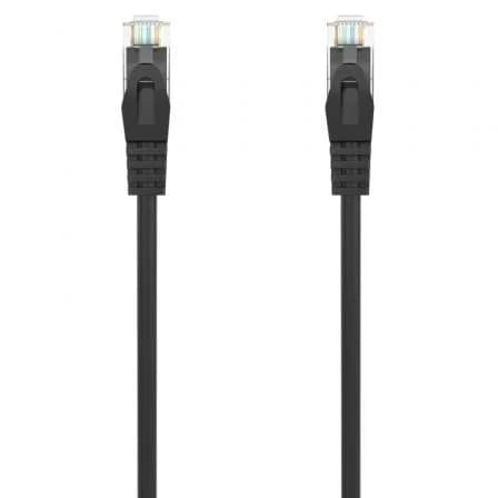Aisens A145-0586 Cabo de Rede RJ45 UTP Cat 6A 50cm Preto