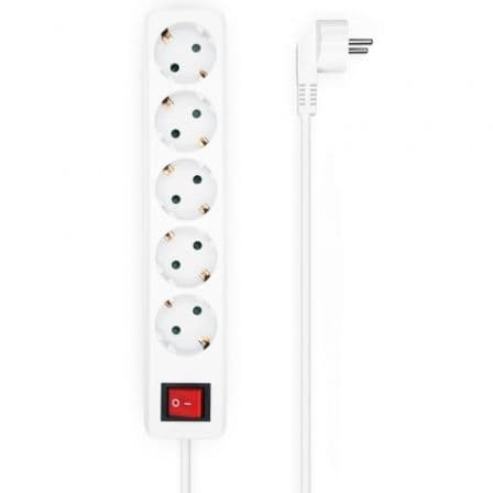 Aisens Extensão Quintupla Branco C/ Interruptor (1,4 Mts) - A154-0651