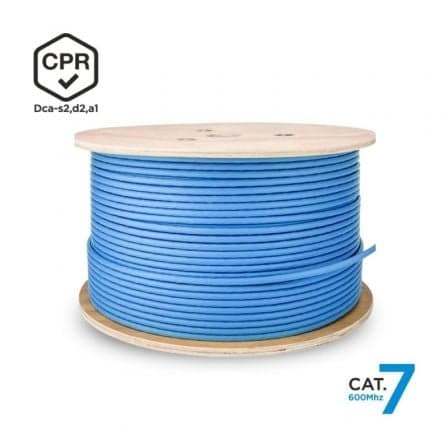 AISENS A146-0666 cabo de rede Azul 500 m Cat7 SF/UTP (S-FTP)