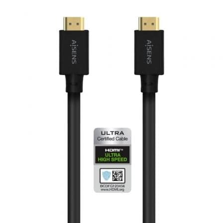 Cable HDMI 2.1 AISENS / 5m / Certificado / Preto / A150-0680