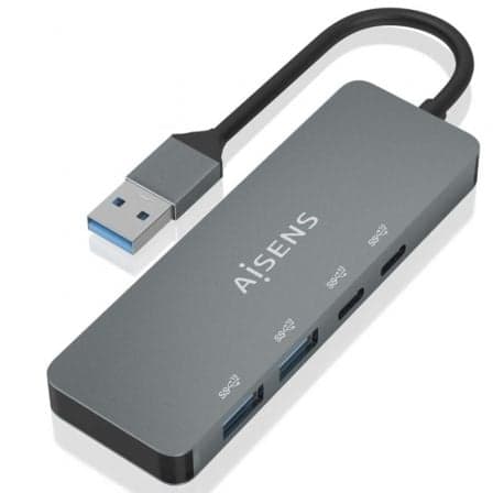 Aisens Hub USB 3.2 A106-0696 2xUSB 2xUSB Tipo-C