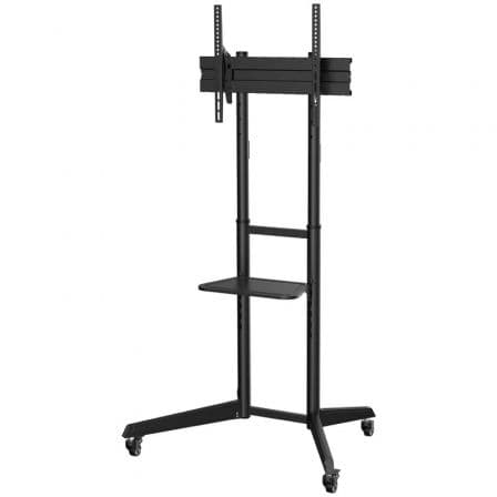 Aisens FT70TE-211 Suporte de Chão com Rodas e Bandeja para DVD para TV de 37" até 70"