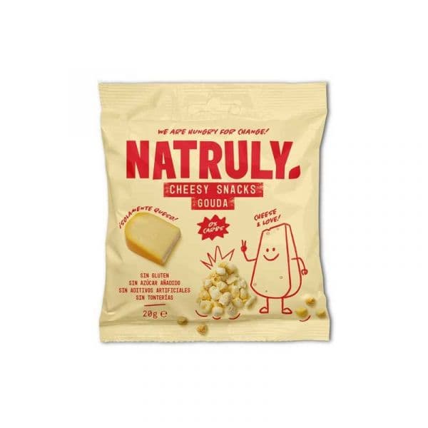 Natruly Lanche Brega Crocante Gouda Queijo 20g Naturuly
