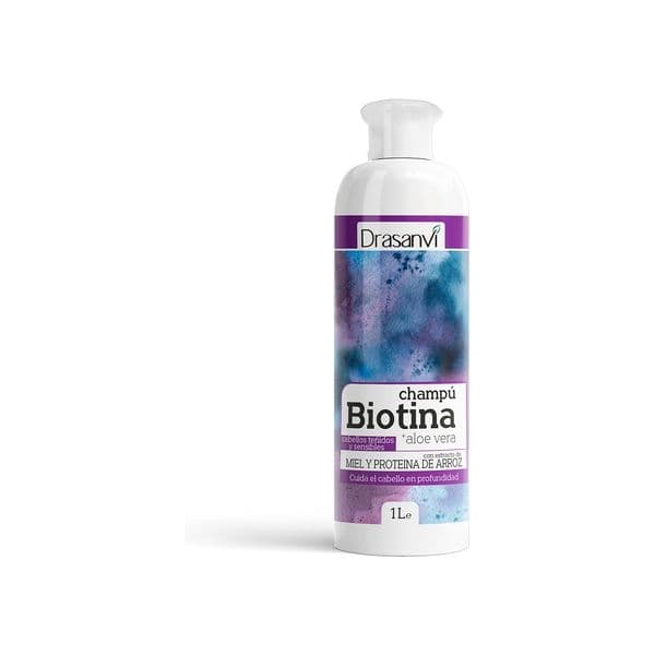 Drasanvi Shampoo de Biotina e Aloe Vera para Cabelos Tingidos e Sensíveis 1000ml