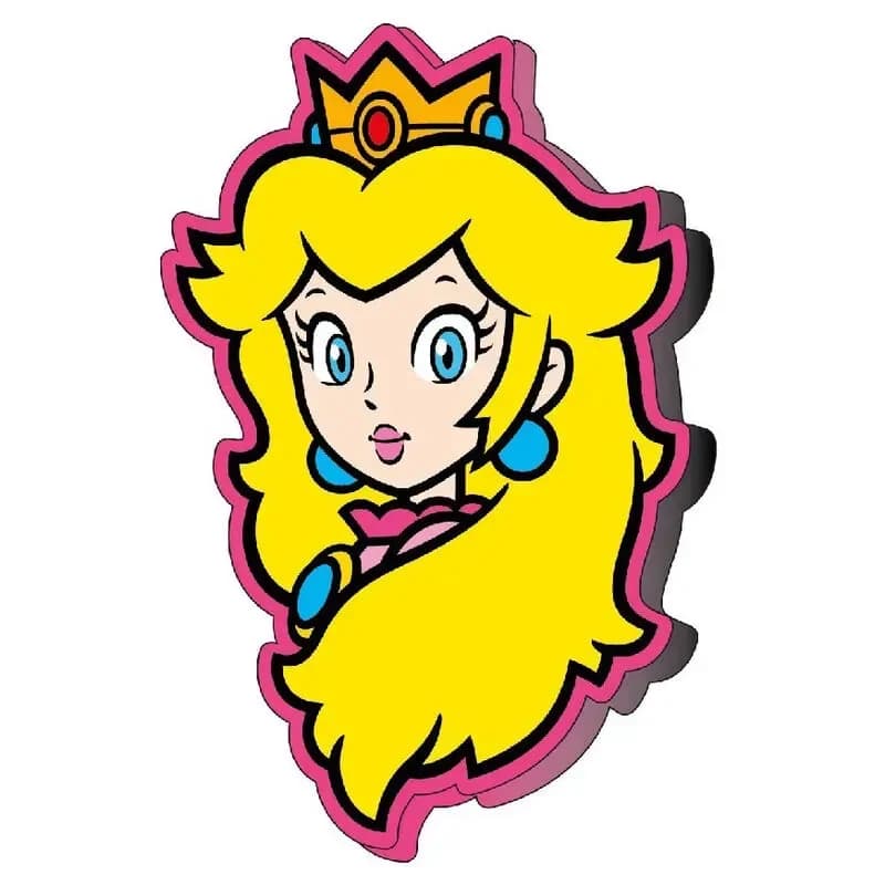 Nintendo Almofada 3D Peach Super Mario Bros