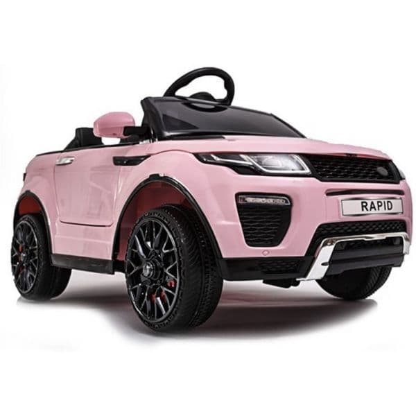 Carro Elétrico Ranger Rapid 12V Bateria c/ Comando Rosa - CE0121