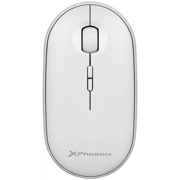Phoenix Rato Óptico S/ Fios 1600dpi (branco) - Phrebble-w