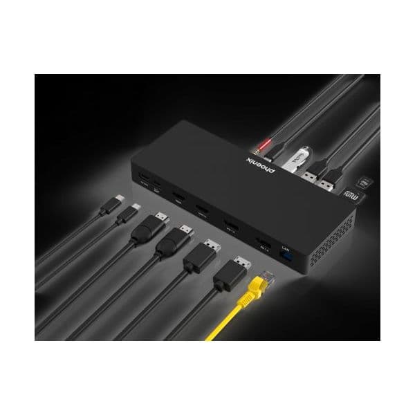 Phoenix Hub Tipo C Docking Statión 14 En 1 Pd 100w Para Portátil