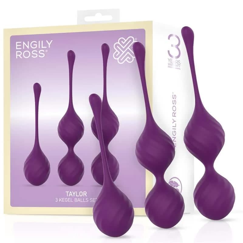 Engily Ross – Taylor 2.0 Bolas Kegel Silicona Púrpura