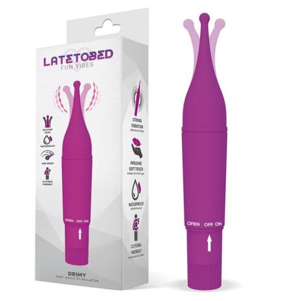 Latetobed Drimy Estimulador Easy Quick Silicone Púrpura LT-677